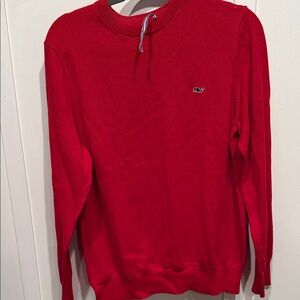 Vineyard Vines Red Crew Sweater
